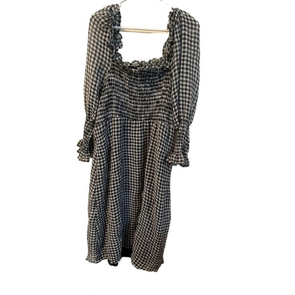 strapless beach dress for women Avec Les Filles Tropical Strapless Tiered Maxi Dress Women's Dress : LG